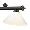 Z-Lite Cordon 3 Light Billiard, Matte Black & White 2306-3MB-PWH - alternate 5